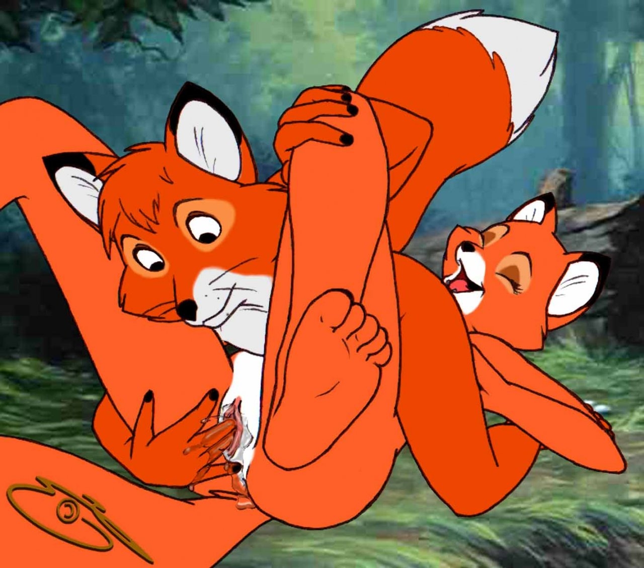 Anthro Fox And The Hound Porn.