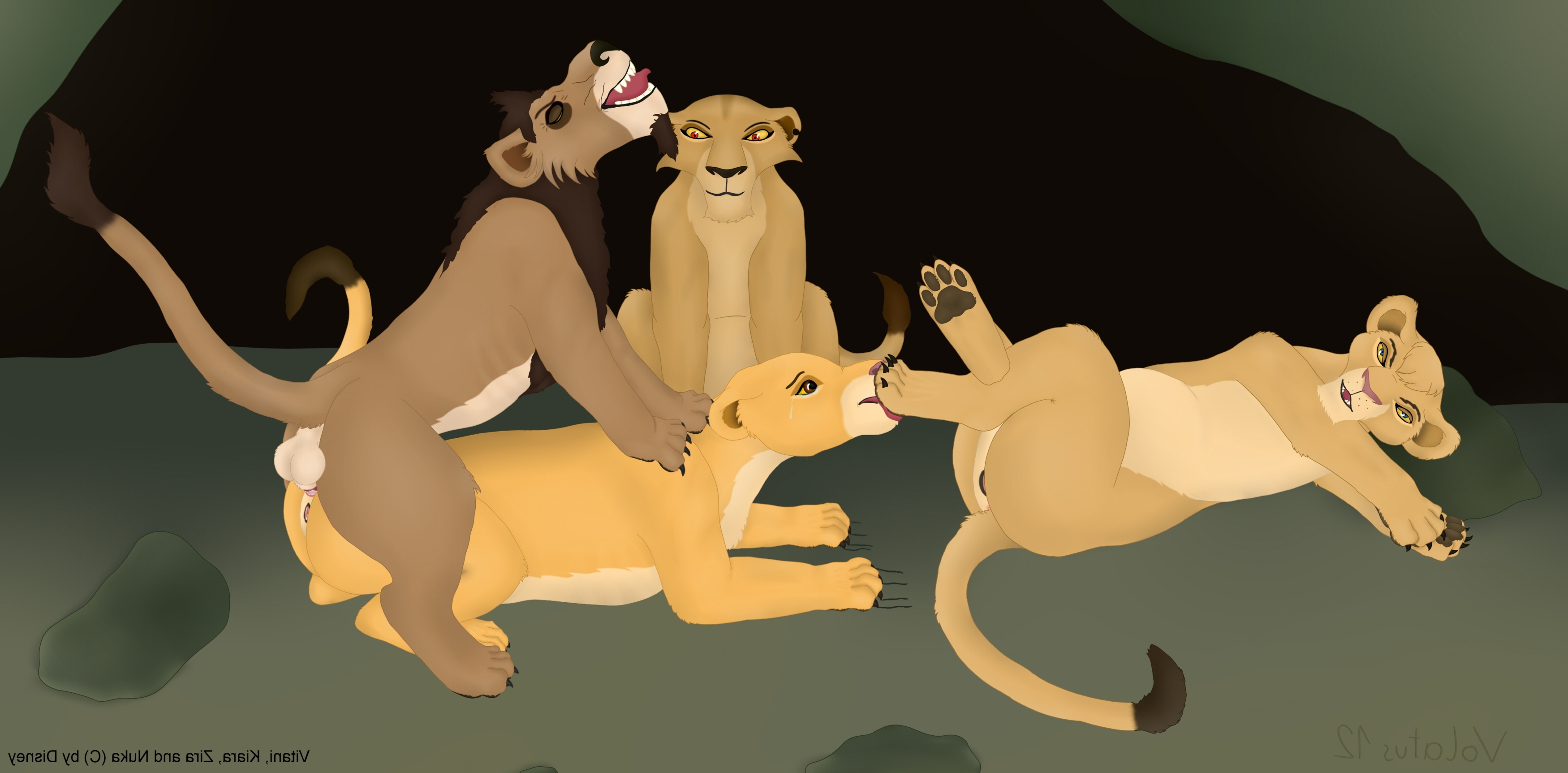 MrSafetyLion Official - Lion King Kovu Impregnates Kiara!