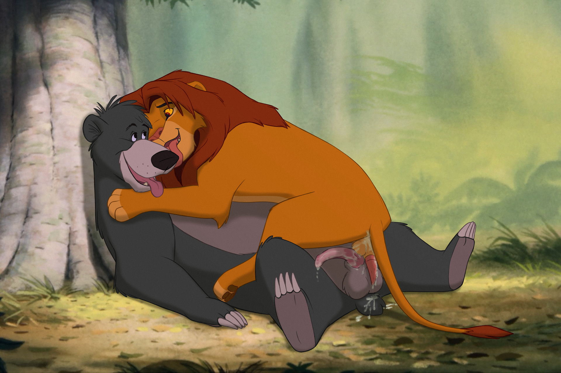 Baloo Simba Jungle Book The Lion King Xxx After 9351562639 Sex Balls Baloo Bear Black Nose