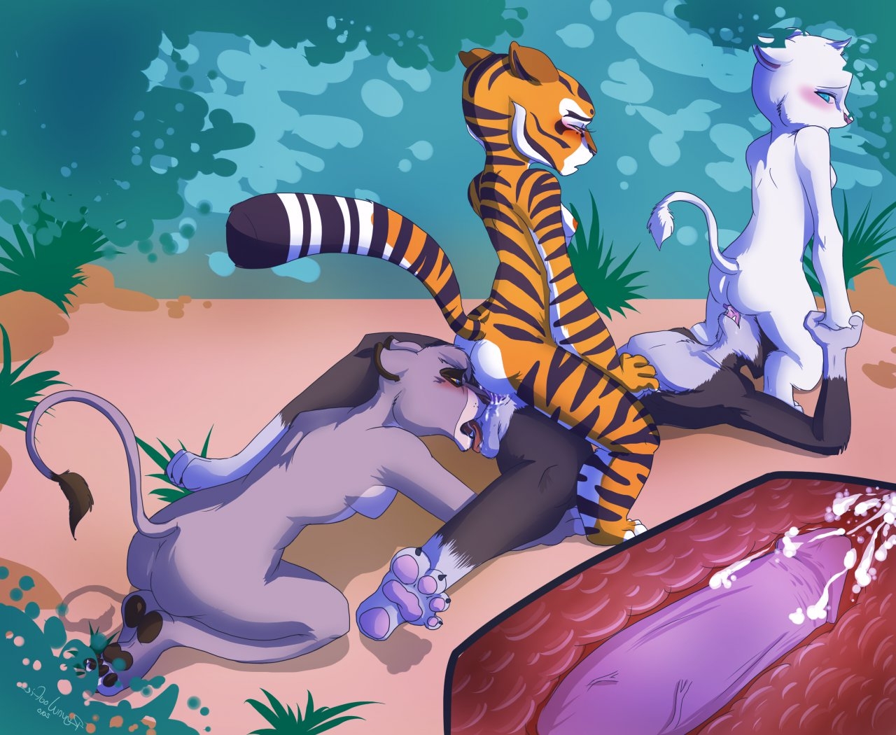 Panda Anthro Girl Porn - Lions and tigres having sex xxx - Sex archive