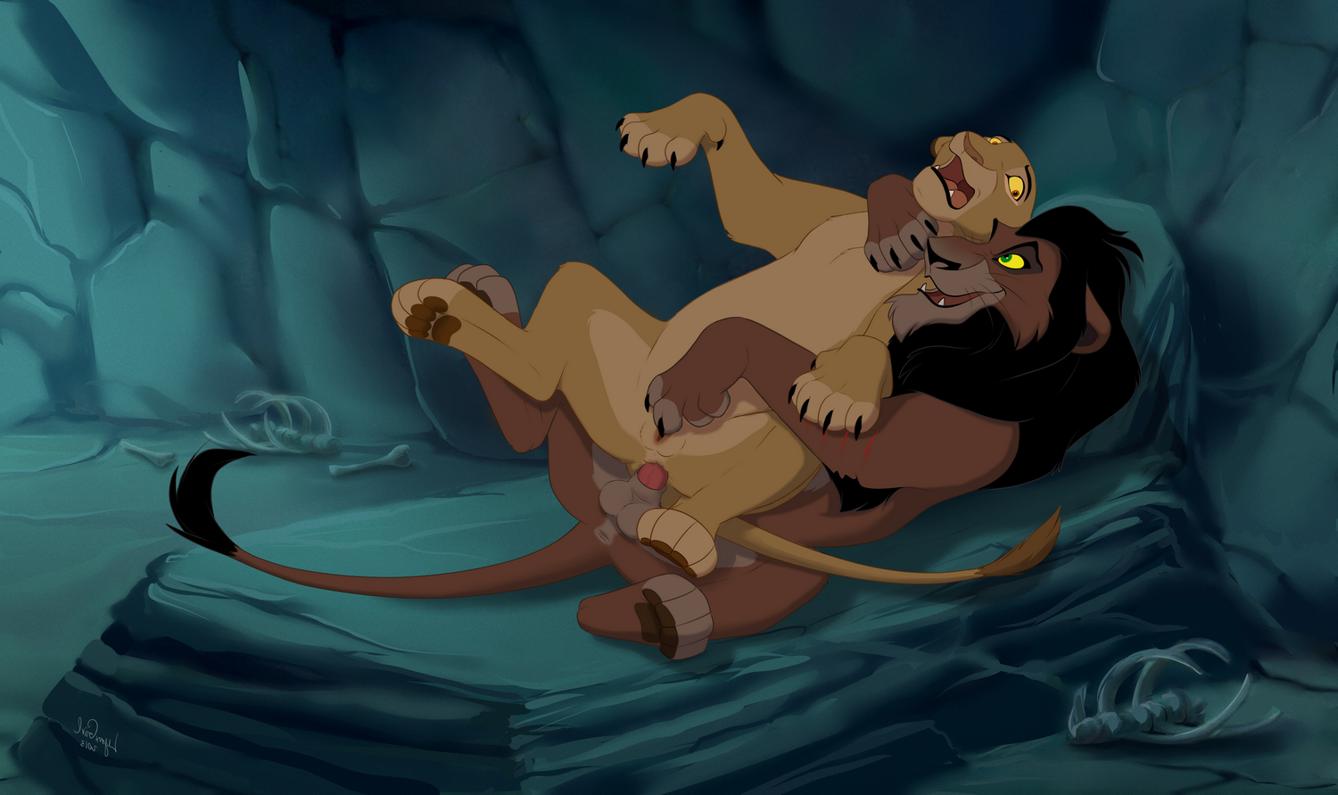 The lion king nude