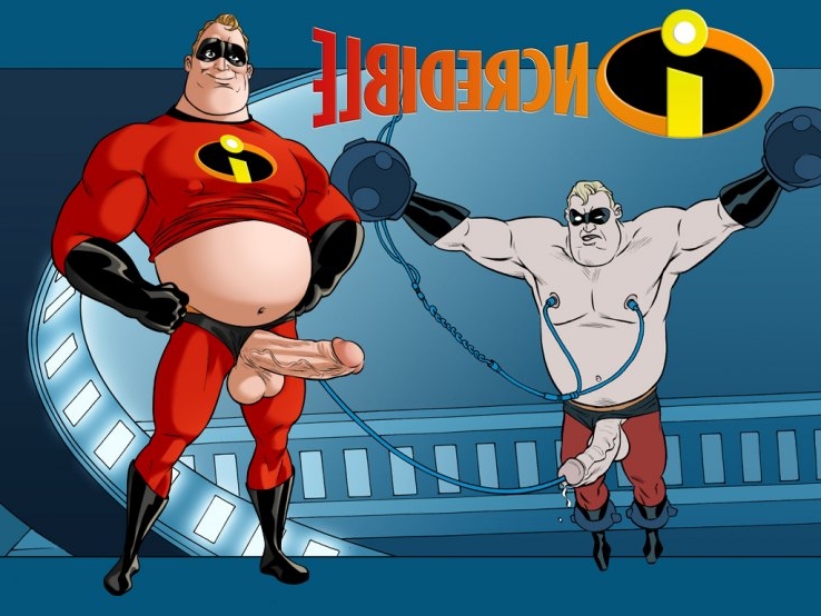 Piksar - Robert Parr Pixar The Incredibles Xxx Ass Balls Cum Disney Gay ...