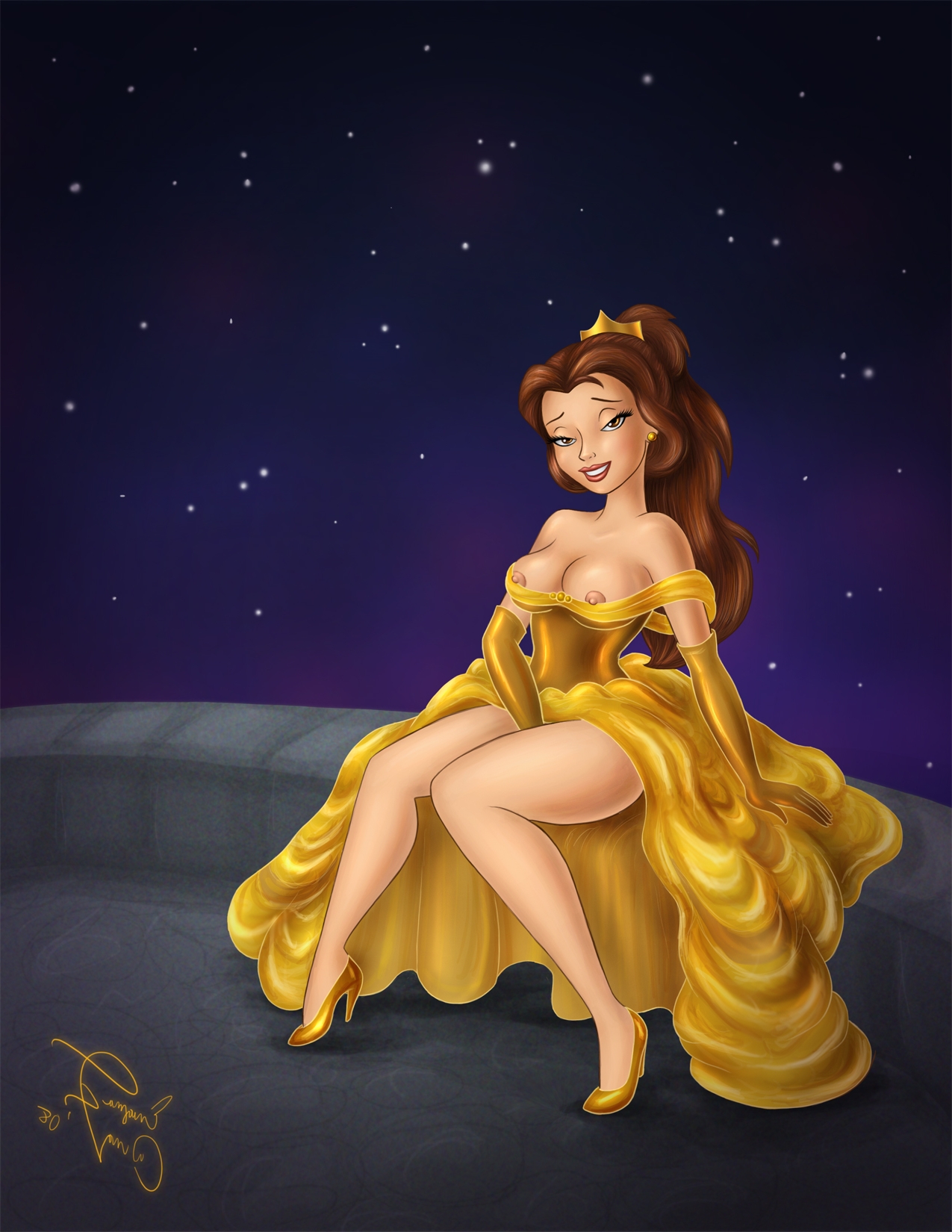 Disney princess naked ass