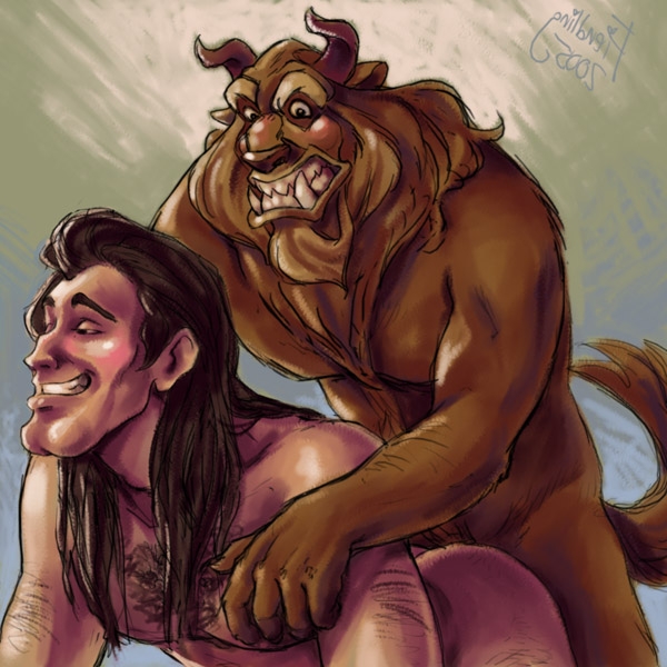 Beauty and the beast anal