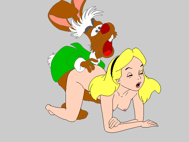 march hare | alice in wonderland â€“ disney porn alice #935583612 alice in  wonderland blonde hair breasts disney doggy style | Disney Porn
