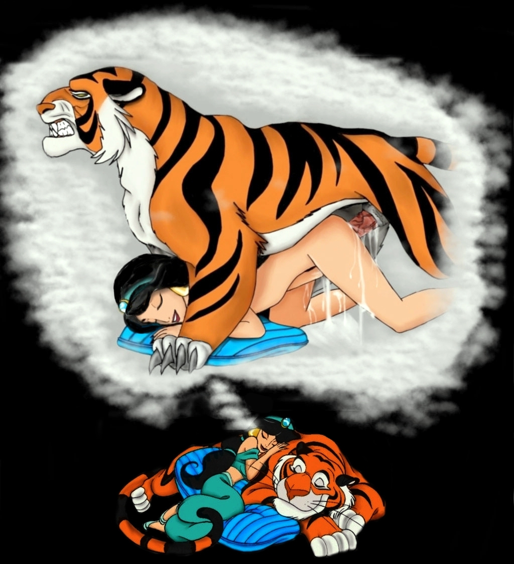 Cartoon Porn Aladdin And The Tiger - jasmine,rajah | disney porn black #935665713 hair closed eyes cum cum drip  cum inside cum | Disney Porn