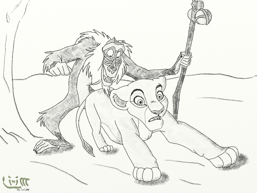 Babons With Girl Porn - kiara,rafiki | the lion king xxx baboon #935337353 disney feline female  feral fur kiara lion male mammal | Disney Porn